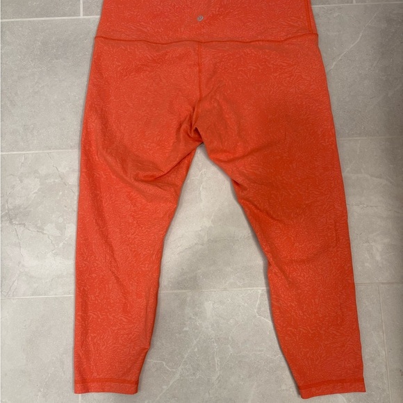 Lululemon Wunder Train High-Rise Crop 23"
Crunch Warm Coral Size 18 - Picture 6 of 12